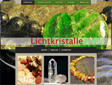 Tablet Screenshot of lichtkristalle.com